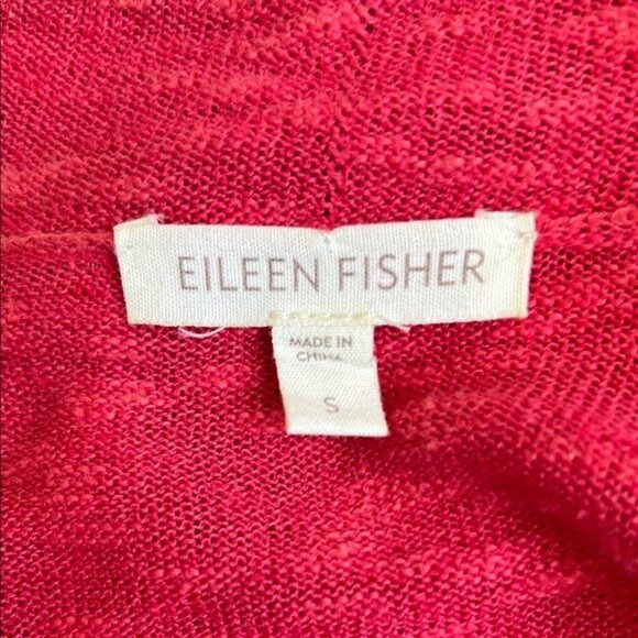Eileen Fisher Linen Cotton Blend Cardigan - S - Picture 3 of 5